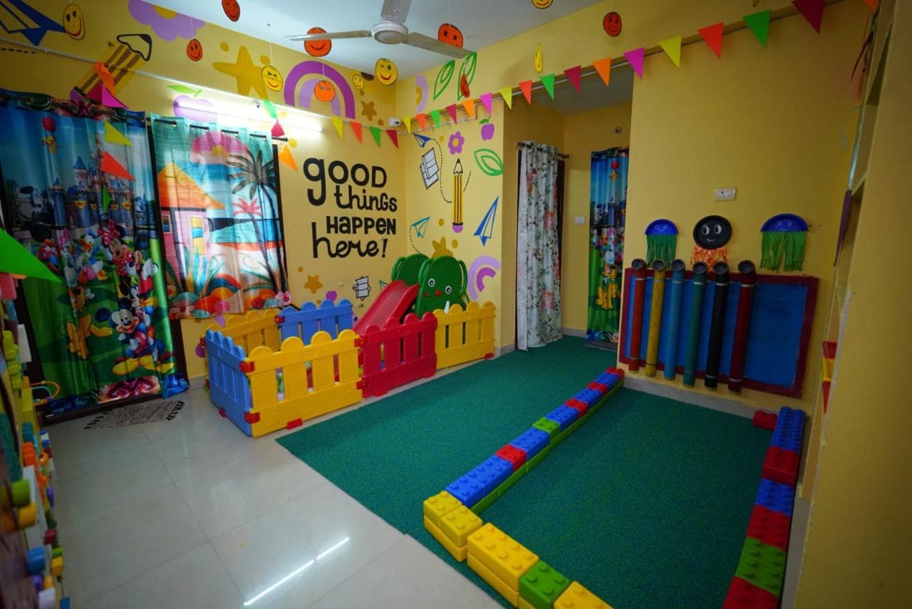Safe and vibrant activity space at Golden Bridge School
